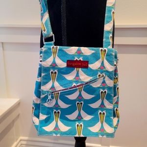 Bungalow 360 crossbody with adorable pelican print